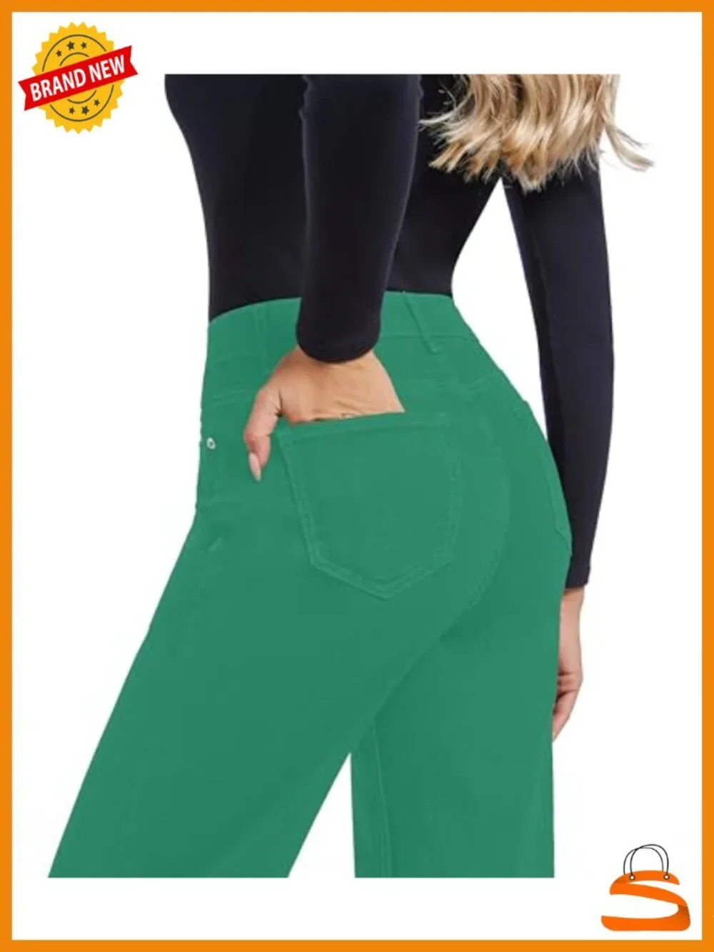 High Waisted Straight Leg Stretch Jeans Mom Jeans